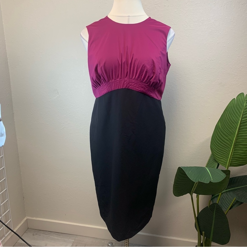 Kenneth Cole Purple and Black Dress.  Size 1X NWT